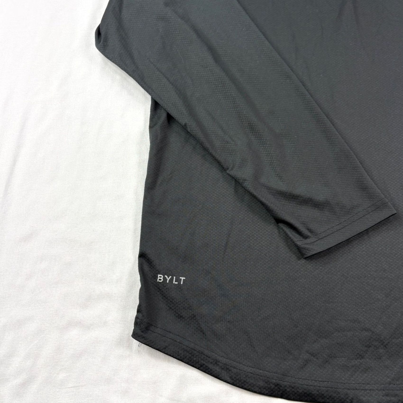 Vintage BYLT Polo Shirt Mens 2XL Black Drop Cut Long Sleeve Performance Golf Stretch Shirt Size US XXL / EU 58 / 5 - 2 Thumbnail
