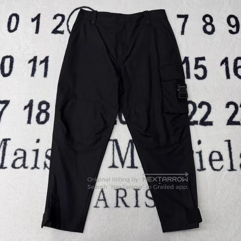 Dior Black Cargo Pants with Utility Pockets. Size US 34 / EU 50 - 1 Thumbnail