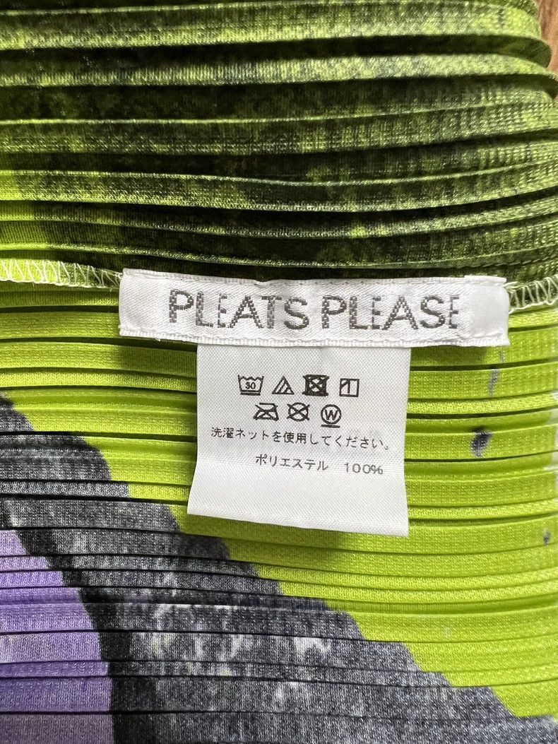 Issey Miyake Issey Miyake size:3 Blue and green two-piece pleated vest Size XS / US 0-2 / IT 36-38 - 5 Thumbnail