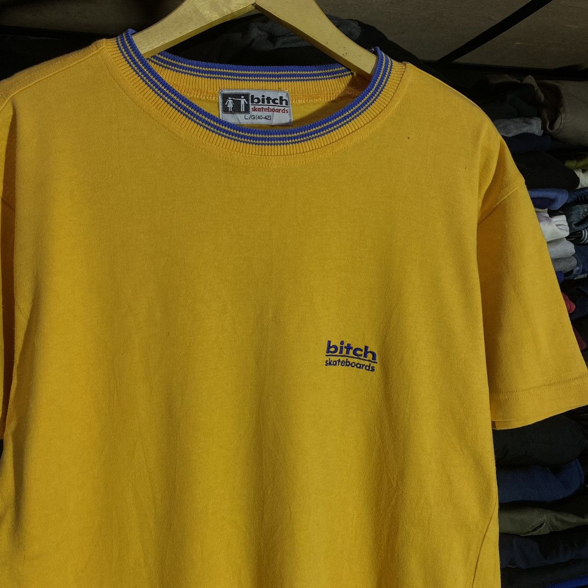 Girl Skateboards BITCH SKATEBOARDS RINGER TEE Size US L / EU 52-54 / 3 - 3 Thumbnail