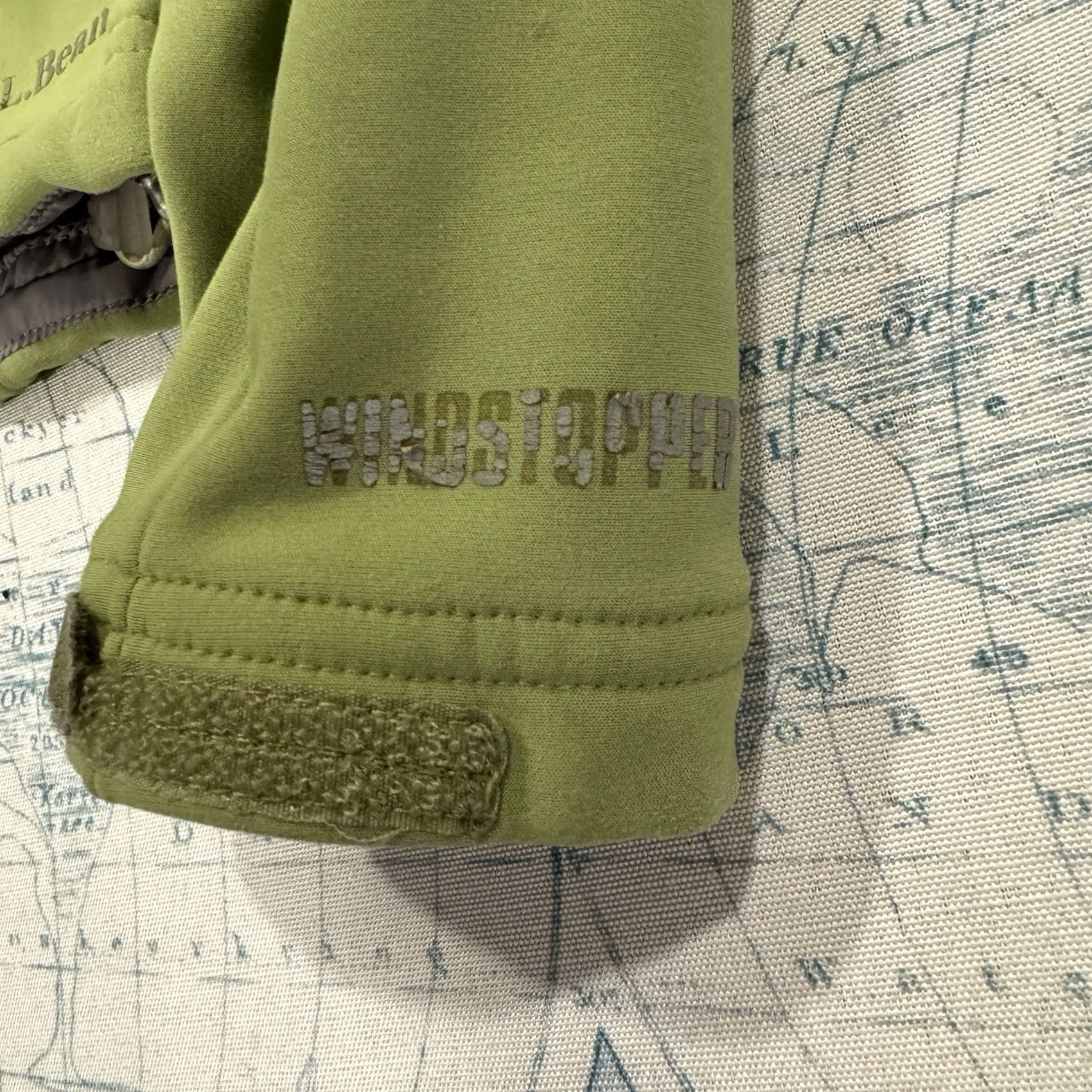 Vintage L.L. Bean Soft Shell Wind Stopper Jacket Zip Women S Green 0AKM4 Size S / US 4 / IT 40 - 4 Thumbnail