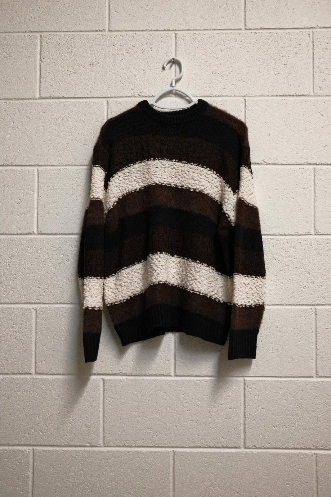 Obey Obey Striped Cozy Knit Sweater SIZE S Size US S / EU 44-46 / 1 - 1 Thumbnail