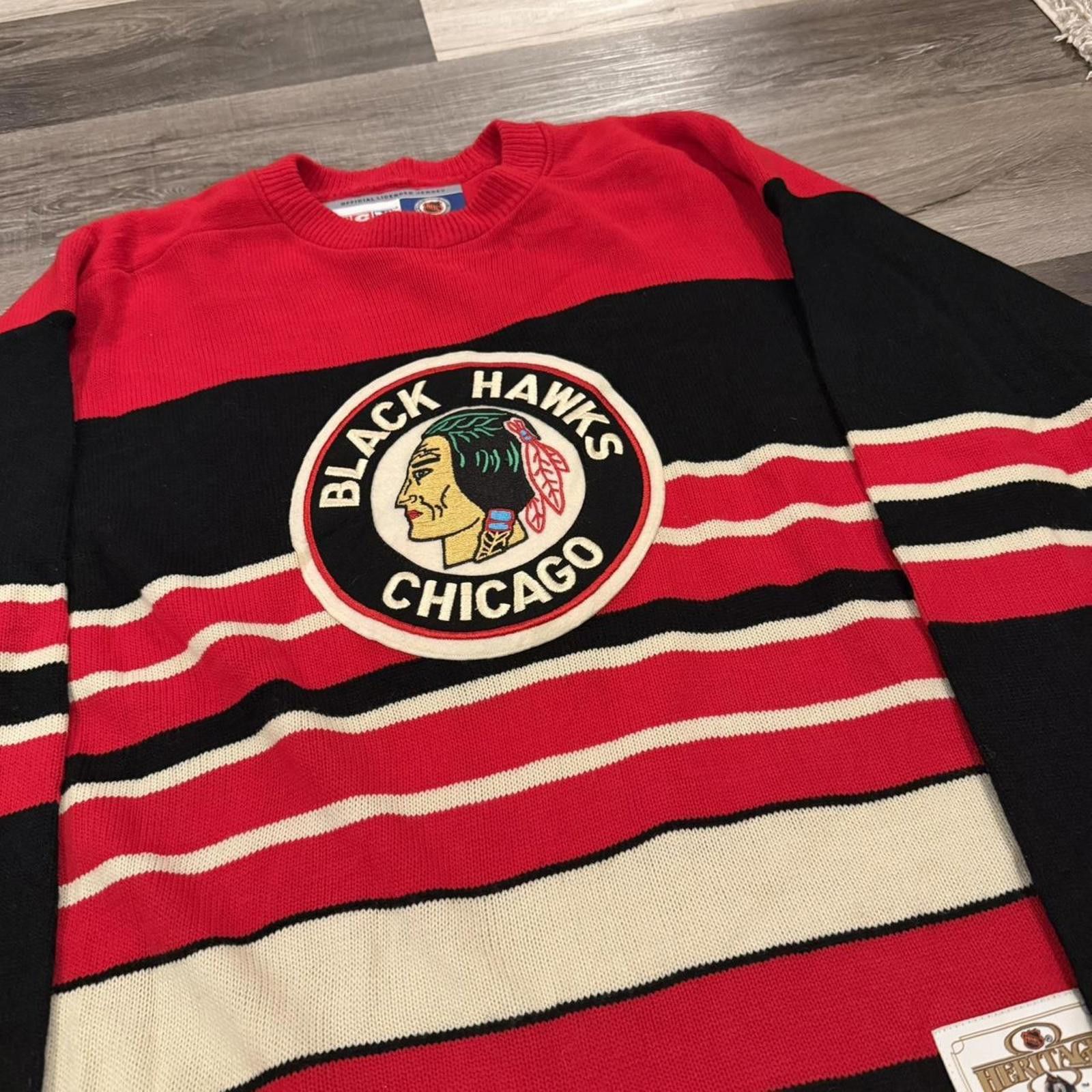 Other vintage ccm heritage chicago blackhawks jersey sweater XL Size US XL / EU 56 / 4 - 1 Thumbnail