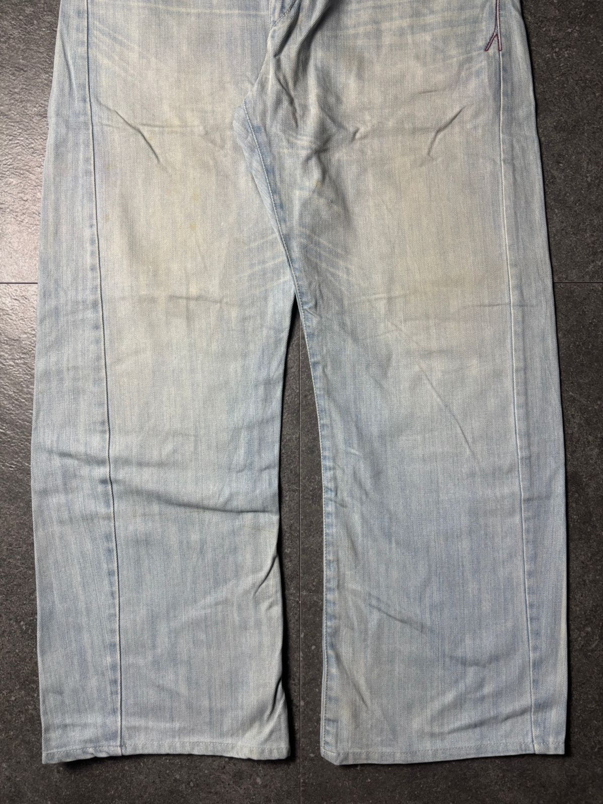 Levi's 2000s Levis Engineered Twisted Baby Blue Jeans Size US 32 / EU 48 - 8 Thumbnail