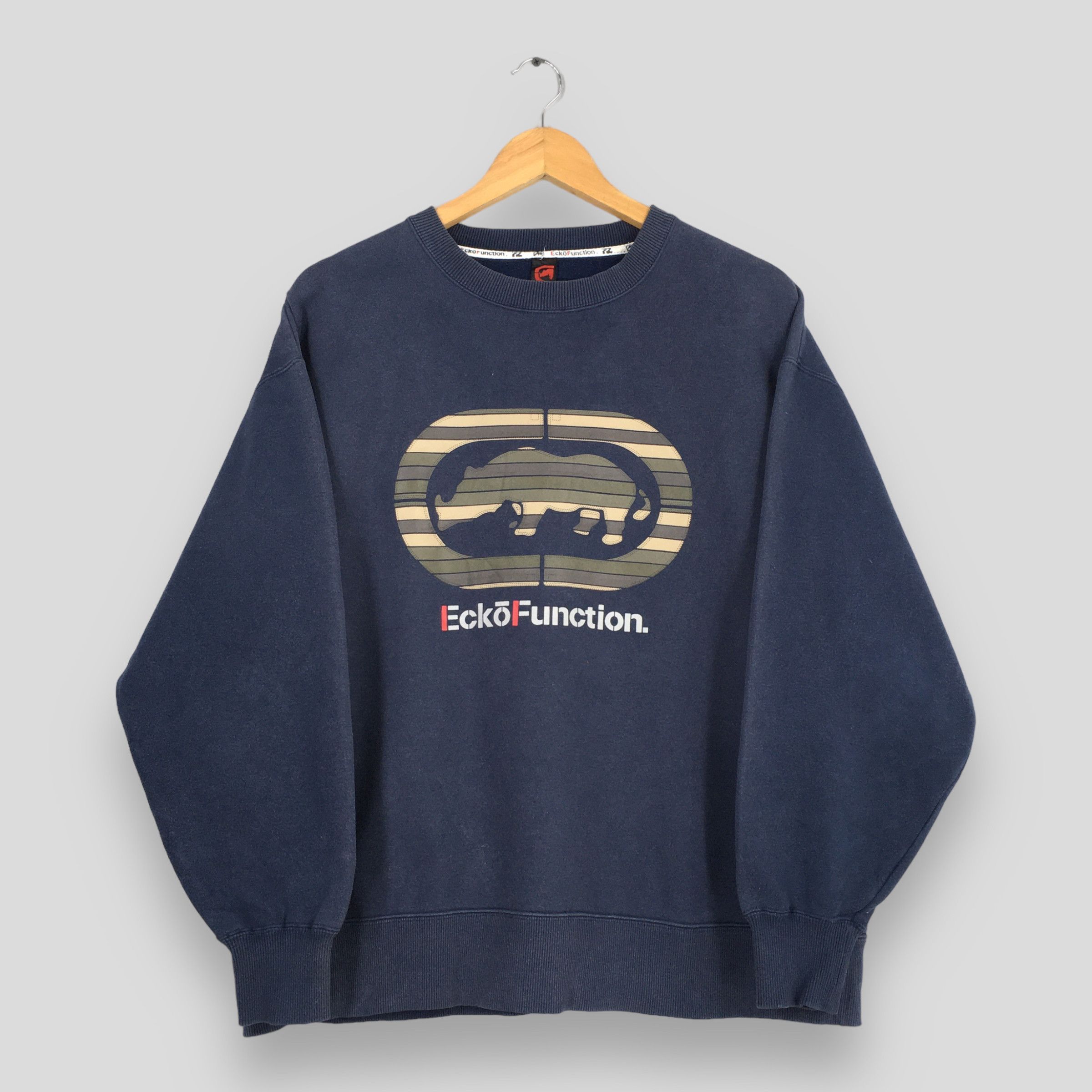 Ecko Unltd. Vintage Ecko Function Blue Sweatshirt Large Size US L / EU 52-54 / 3 - 1 Thumbnail