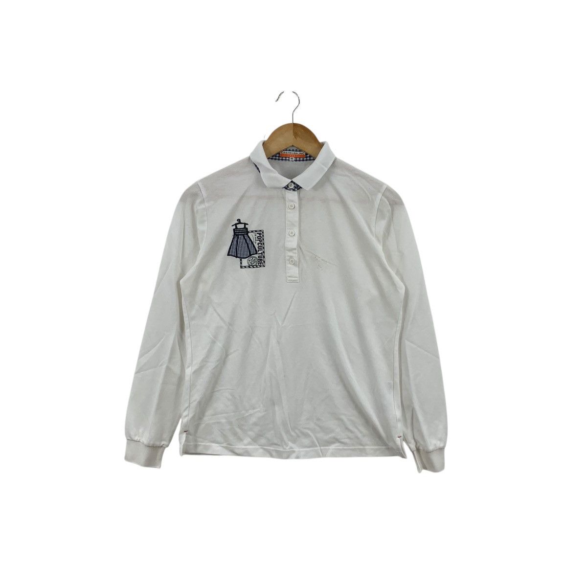 Jean Charles De Castelbajac Vintage JEAN CHARLES CASTELBAJAC Pop Culture Polo Tee Shirt Size S / US 4 / IT 40 - 1 Thumbnail