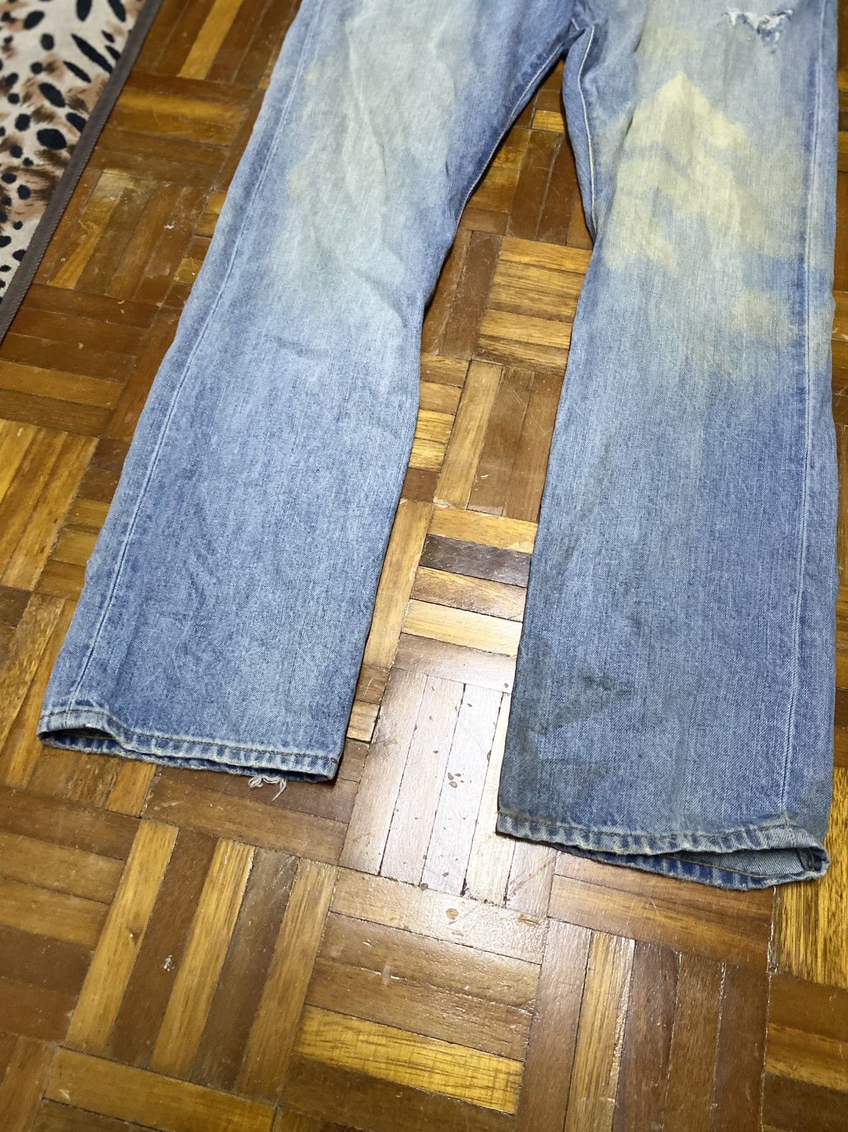 Polo Ralph Lauren × Vintage Vintage Denim Polo Ralph Lauren 90s distressed Size US 37 - 3 Thumbnail