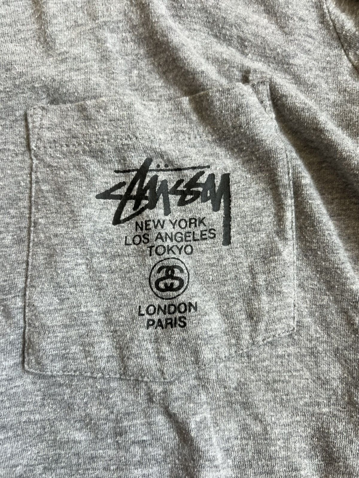 Stussy (3) Stussy long sleeve shirts (black, gray, blue) Size US S / EU 44-46 / 1 - 5 Thumbnail