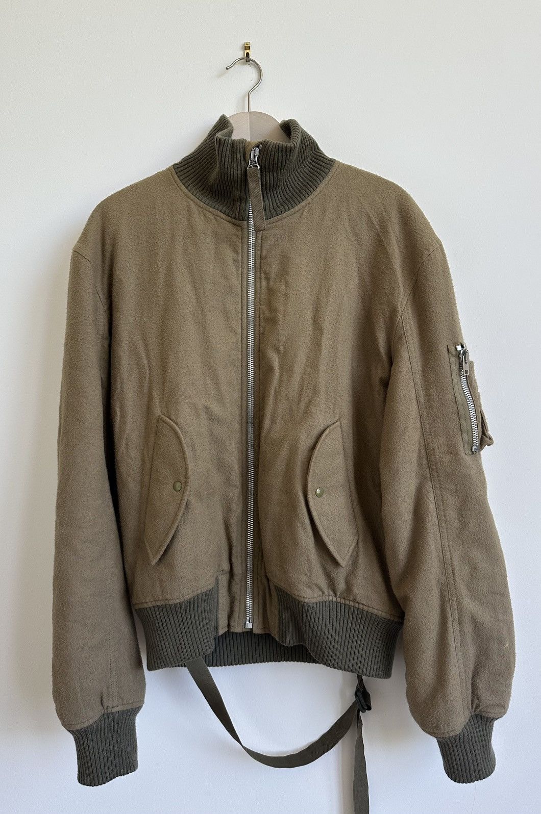 Helmut Lang Helmut Lang Re-Edition Bondage Bomber Small Size US S / EU 44-46 / 1 - 1 Thumbnail