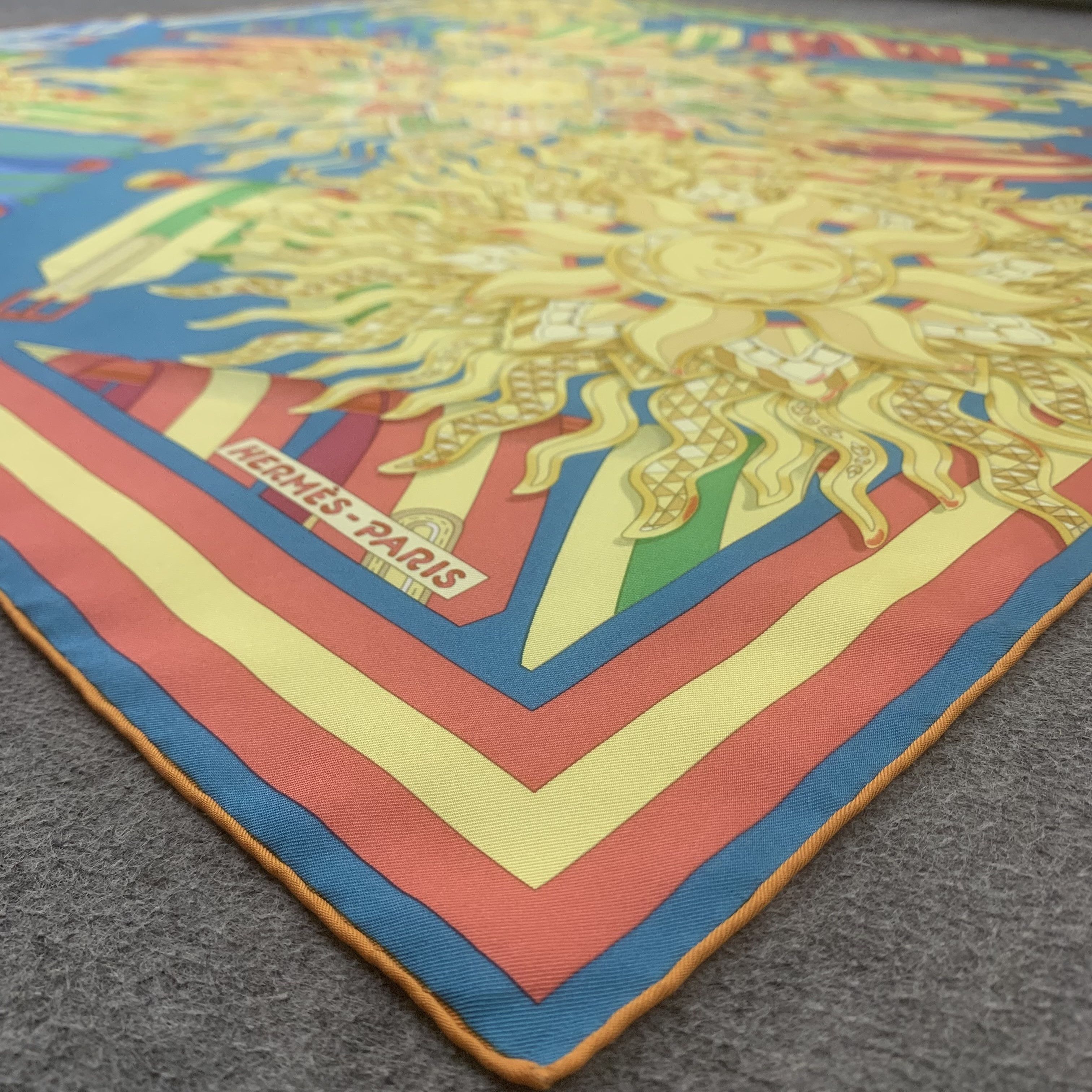 Hermes Hermes Scarf Les Sangles de Phoebus by J. Metz 90cm A4971 Size ONE SIZE - 6 Thumbnail