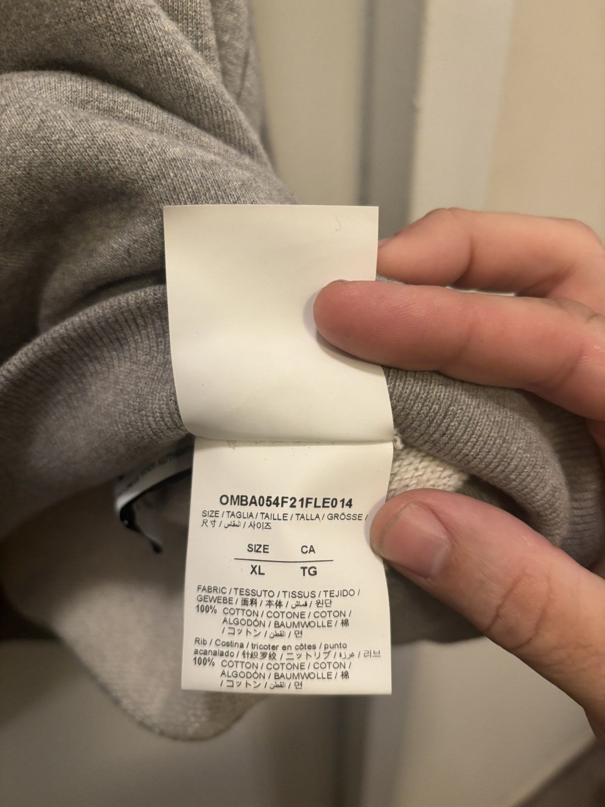 Off-White VIRGIL ABLOH CREWNECK SWEATER Size US XL / EU 56 / 4 - 5 Thumbnail