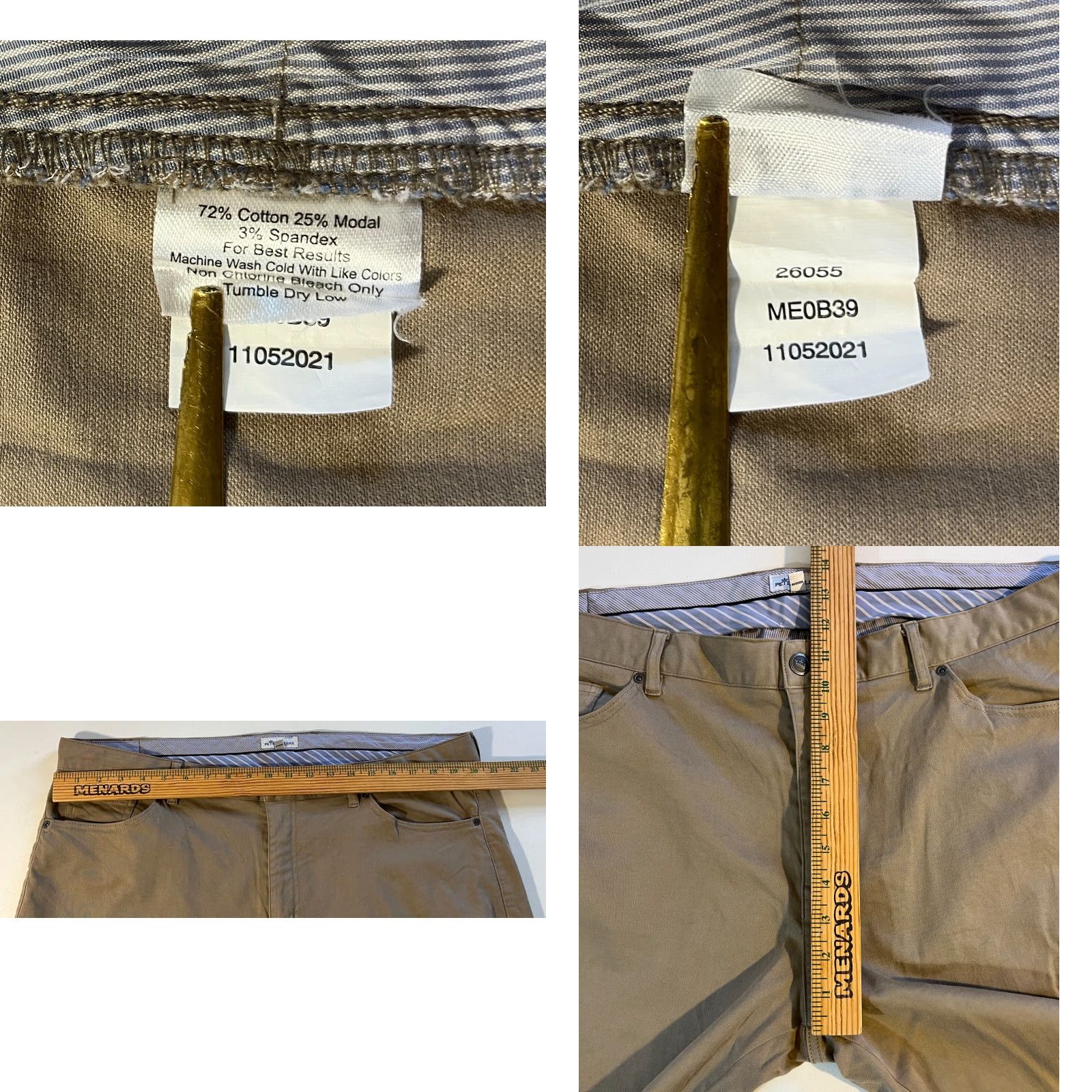 Peter Millar Peter Millar Men’s Ultimate Sateen Five-Pocket Pants Shirt? Size US 40 / EU 56 - 8 Thumbnail