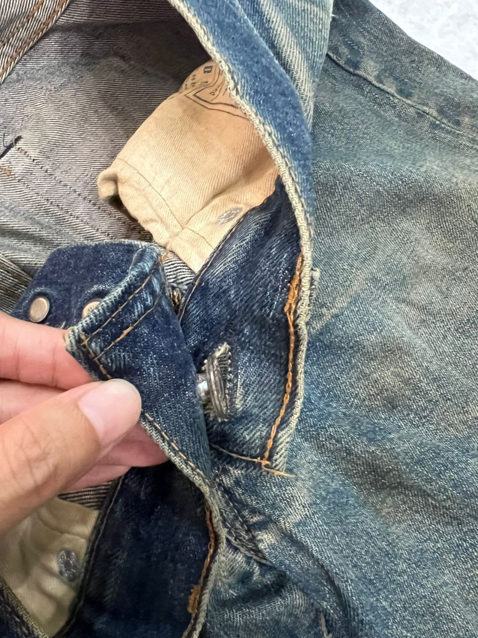 Levi's × Vintage Vintage 1990’s Levis big E 110 Anniversary Selvedge Denim Size US 32 / EU 48 - 4 Thumbnail