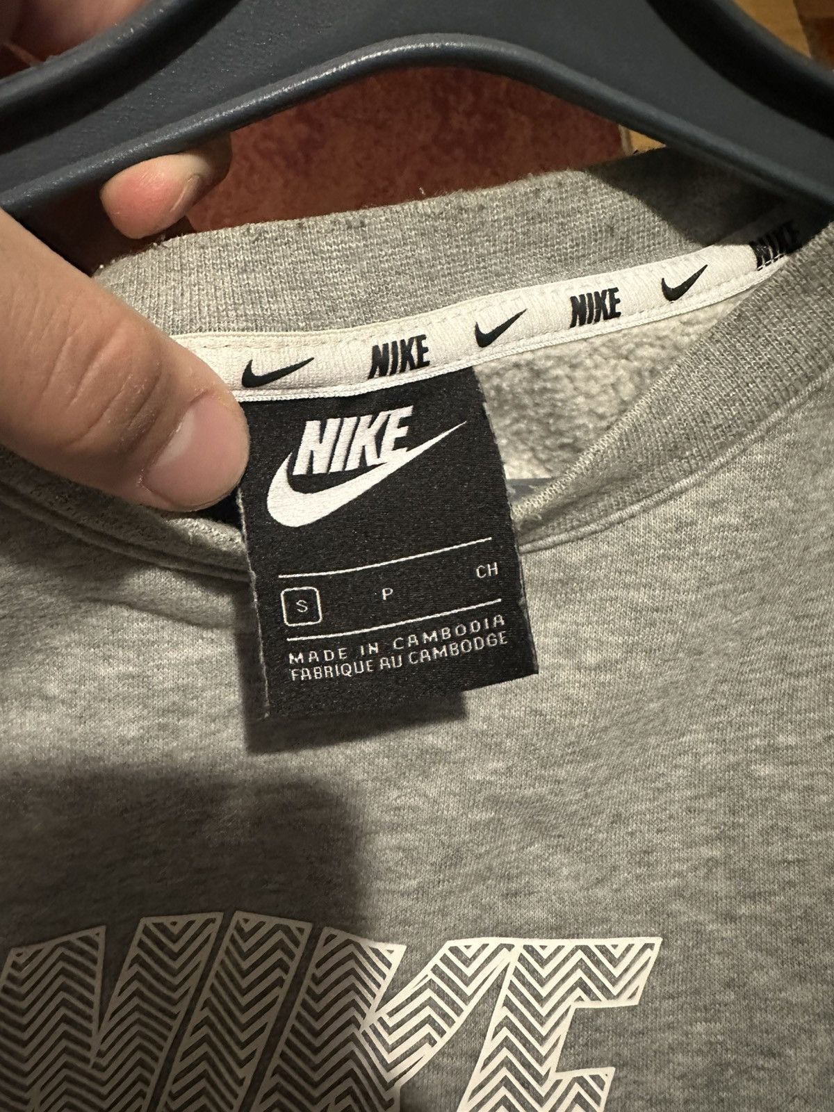 Nike × Vintage Vintage Nike Sweatshirt – Rare Size US S / EU 44-46 / 1 - 3 Thumbnail