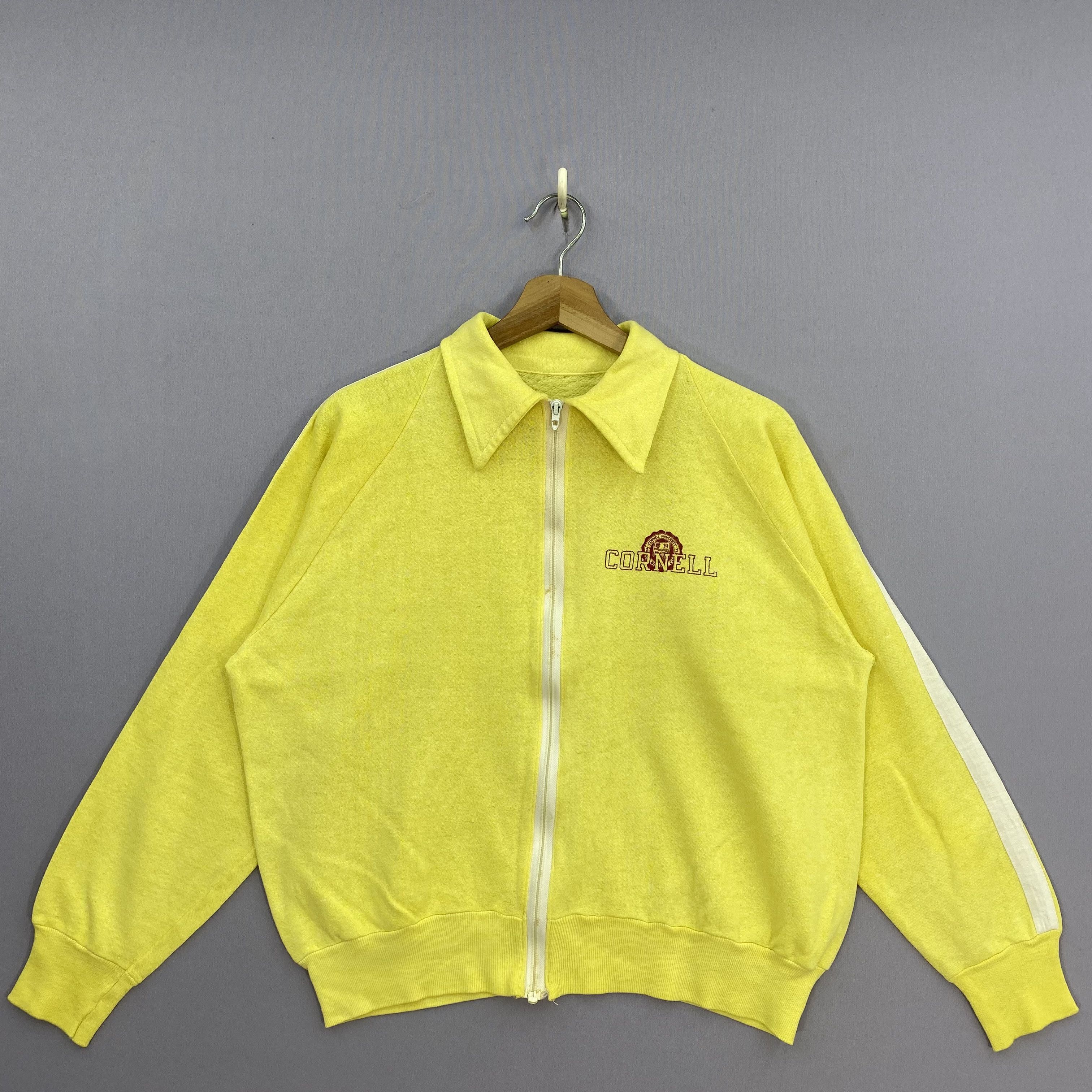 Vintage Vintage 70s Cornell University Track Jacket Ivy League Size US L / EU 52-54 / 3 - 2 Thumbnail
