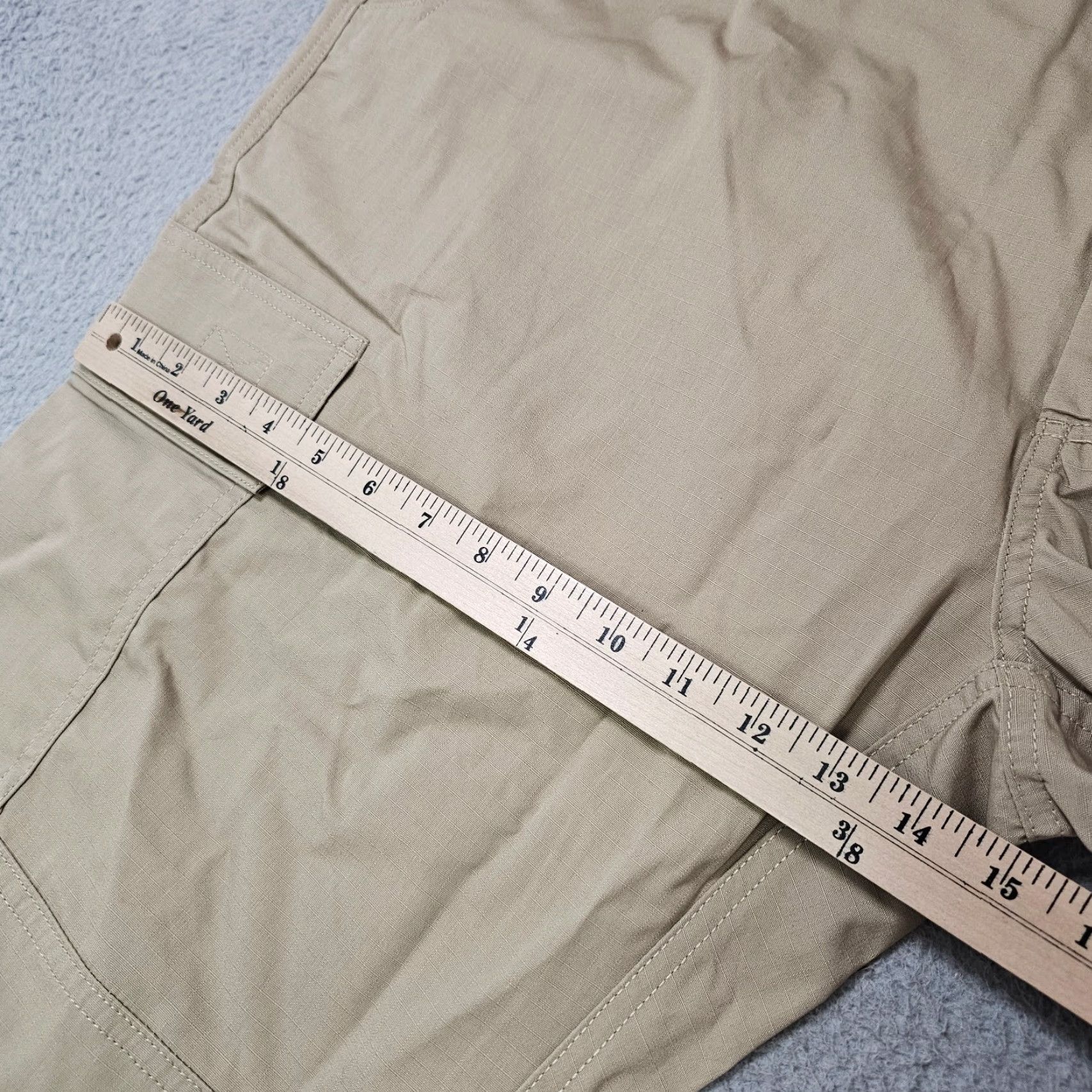 Vintage LA Police Gear Core Cargo Pants Mens 42x34 Khaki Ripstop BTP9001 Cargo Pants Regular Khaki Army Shirt? Size US 42 / EU 58 - 5 Thumbnail