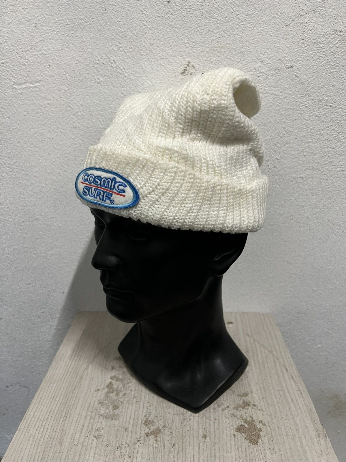 Vintage Vintage Cosmic Surf Spell Out Beanie Hat Size ONE SIZE - 3 Thumbnail
