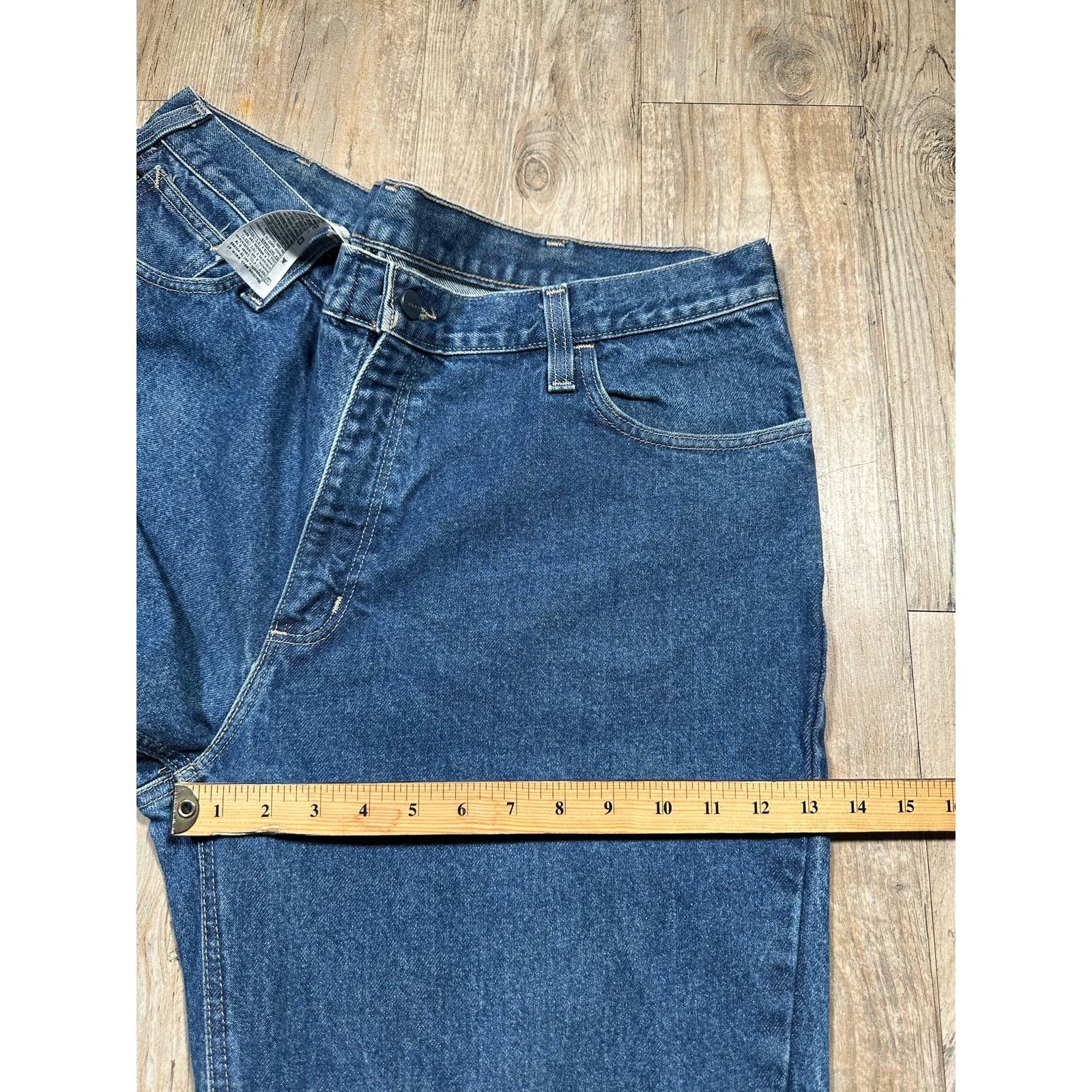 Vintage Vintage Carhartt Baggy Denim Jeans Size 40 Flame Retardant Size US 40 / EU 56 - 5 Thumbnail