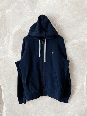 Polo Ralph Lauren × Vintage RALPH LAUREN HEAVY cotton VINTAGE ZIP up Hoodie hooded y2k Size US L / EU 52-54 / 3 - 1 Thumbnail