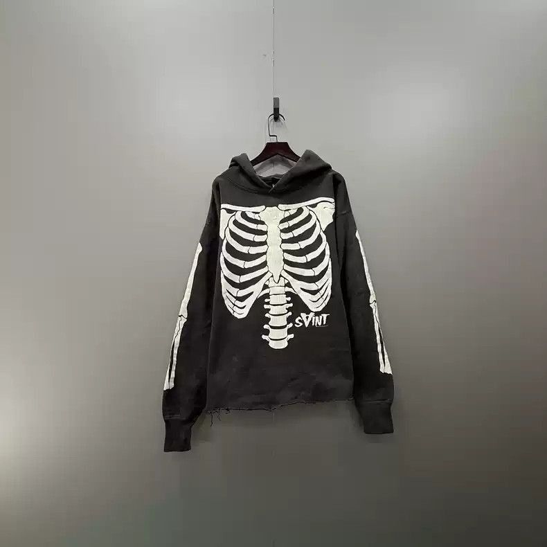 Other Saint Michael Saint Michael Bones printed hoodie-2507 Size US M / EU 48-50 / 2 - 1 Thumbnail