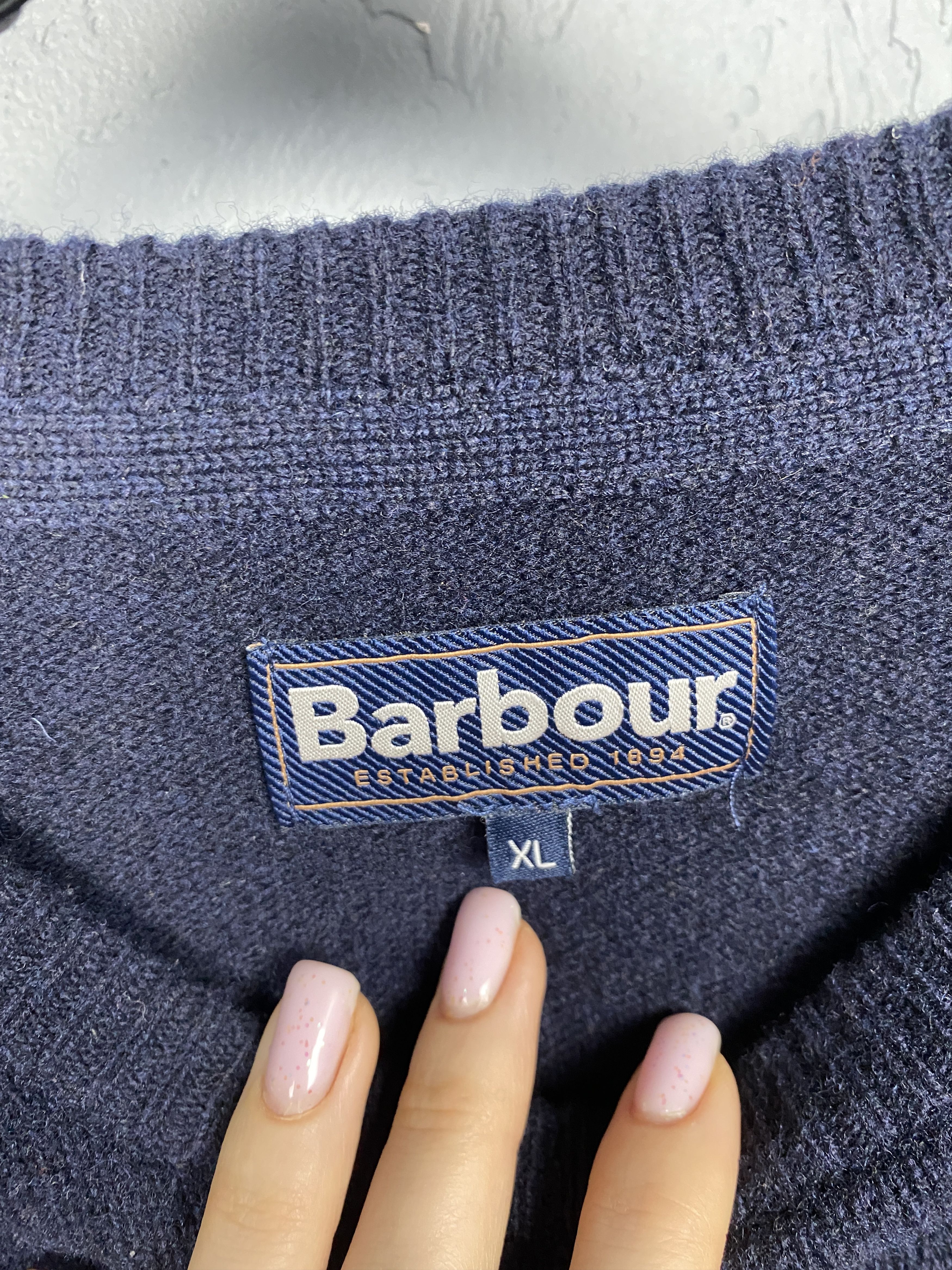 Barbour Barbour Vintage Mens Wool Knit Sweater Y2K Size US XL / EU 56 / 4 - 4 Thumbnail