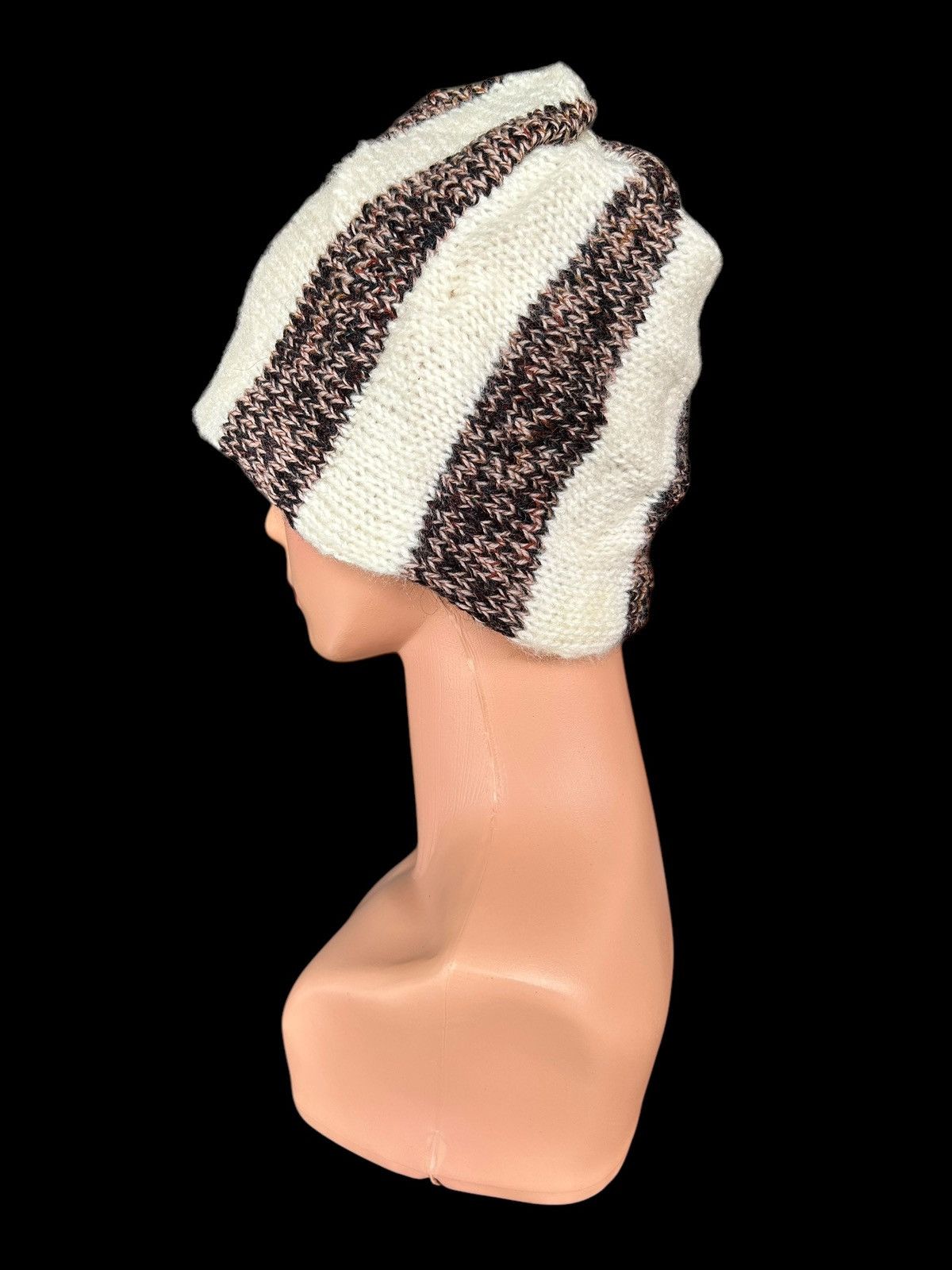 Japanese Brand × Kapital × Vintage Crochet Knitted Handmade Beanie Hats Size ONE SIZE - 2 Thumbnail