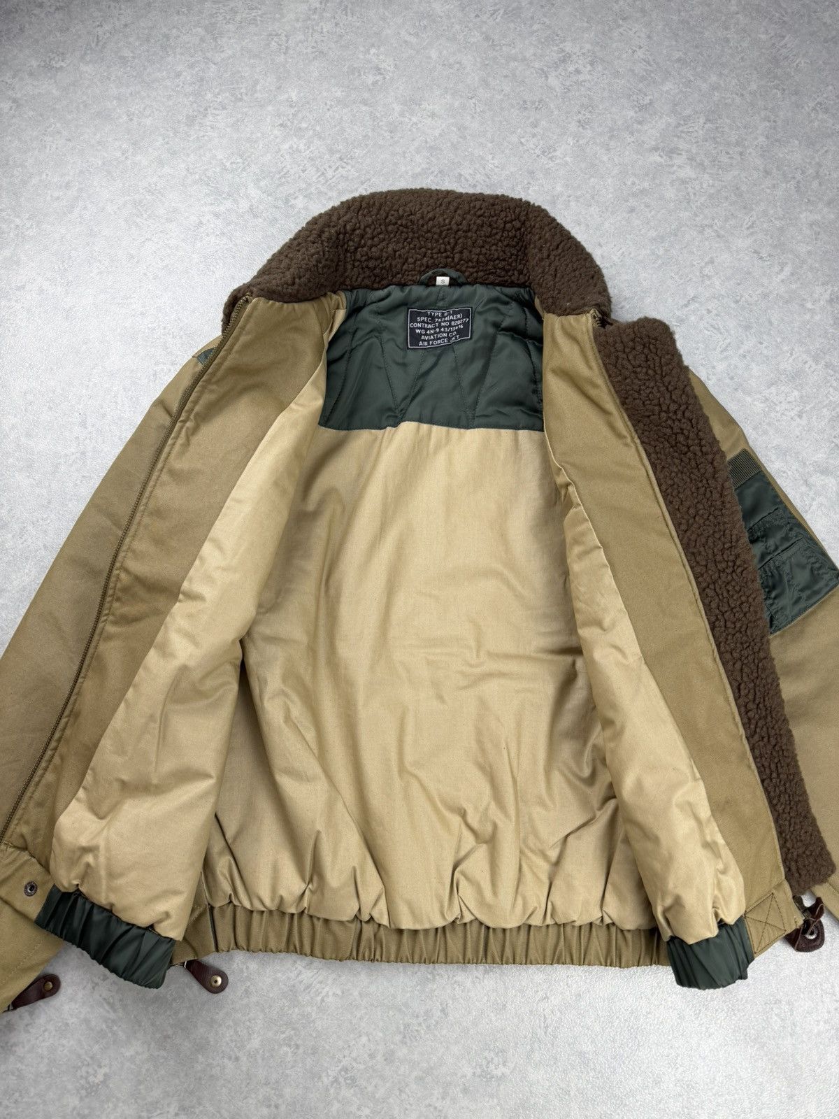 Vintage Vintage G-1 Flight Jacket Sherpa Military Size S Size US S / EU 44-46 / 1 - 9 Thumbnail