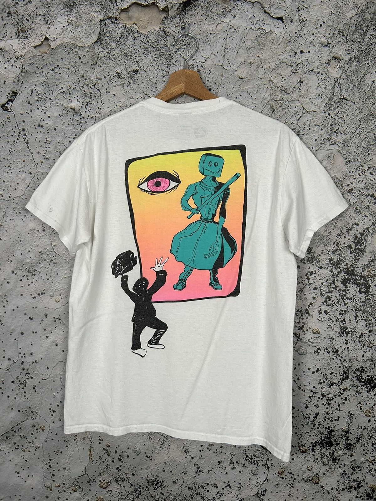 Vintage Welcome Skateboards Alternative Art Graphic Tee Size US M / EU 48-50 / 2 - 1 Thumbnail