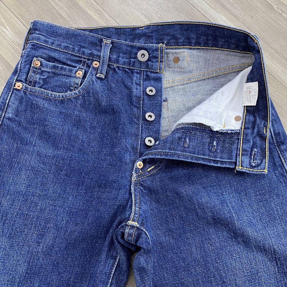 Levi's 🇯🇵 1990s Levis 702xx Selvedge Buckle Back Faded Blue Jeans Size US 27 - 4 Thumbnail