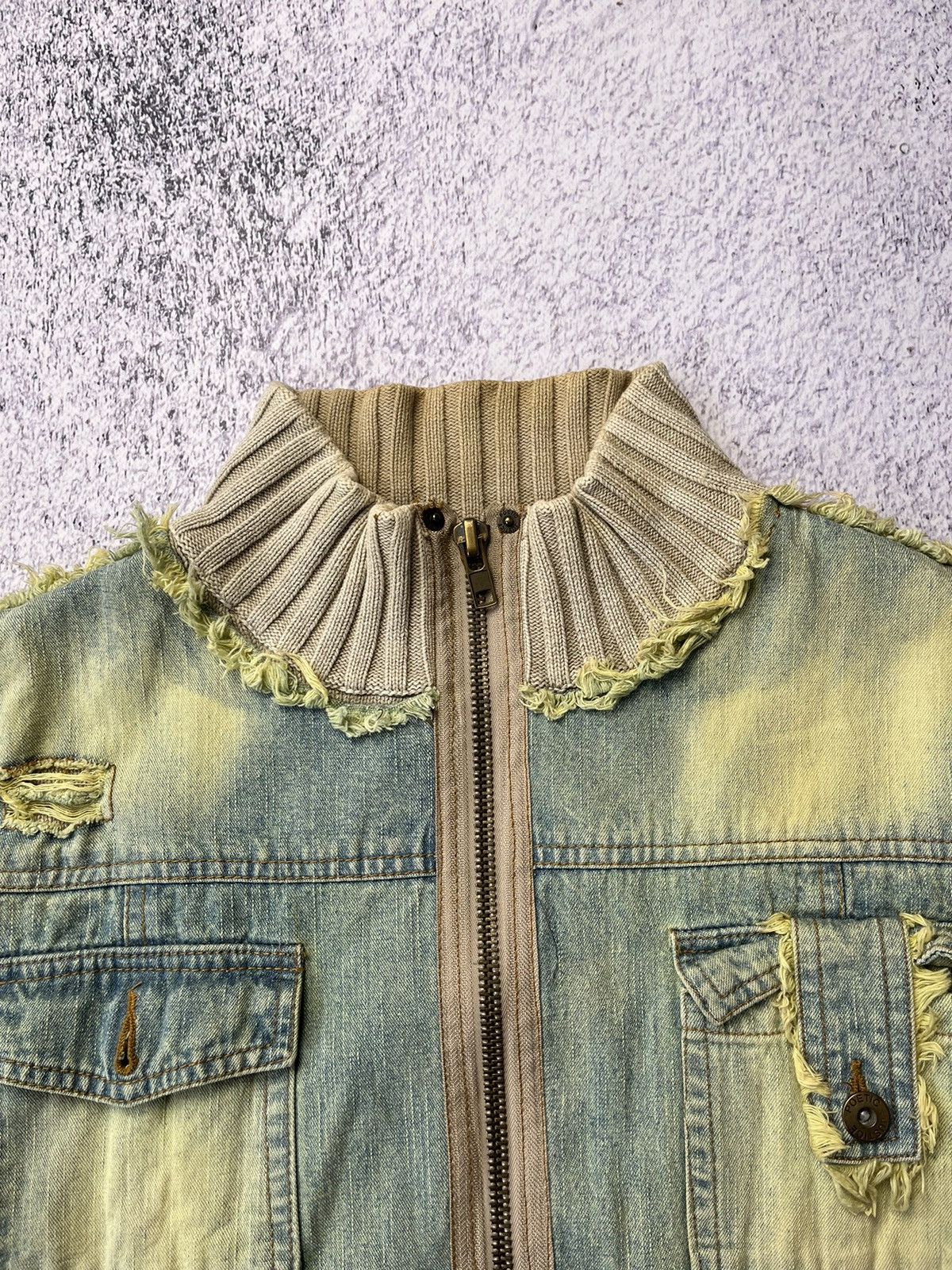 Other Vintage Y2K Opium Avant Garde Ribbed Sweater Size US L / EU 52-54 / 3 - 15 Thumbnail
