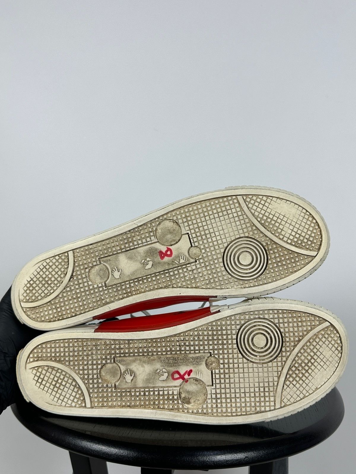 Off-White Off-White Vulcanized Virgil Abloh Low Top Sneakers Size US 9 / EU 42 - 21 Thumbnail