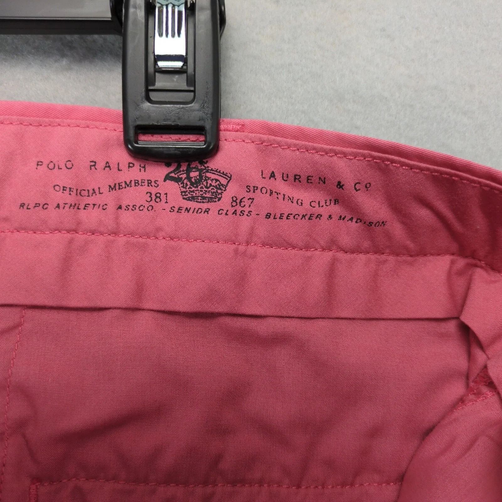 Polo Ralph Lauren Vtg Polo Ralph Lauren Suffield Chino Pants Men's 34x31 Coral Size US 34 / EU 50 - 6 Thumbnail