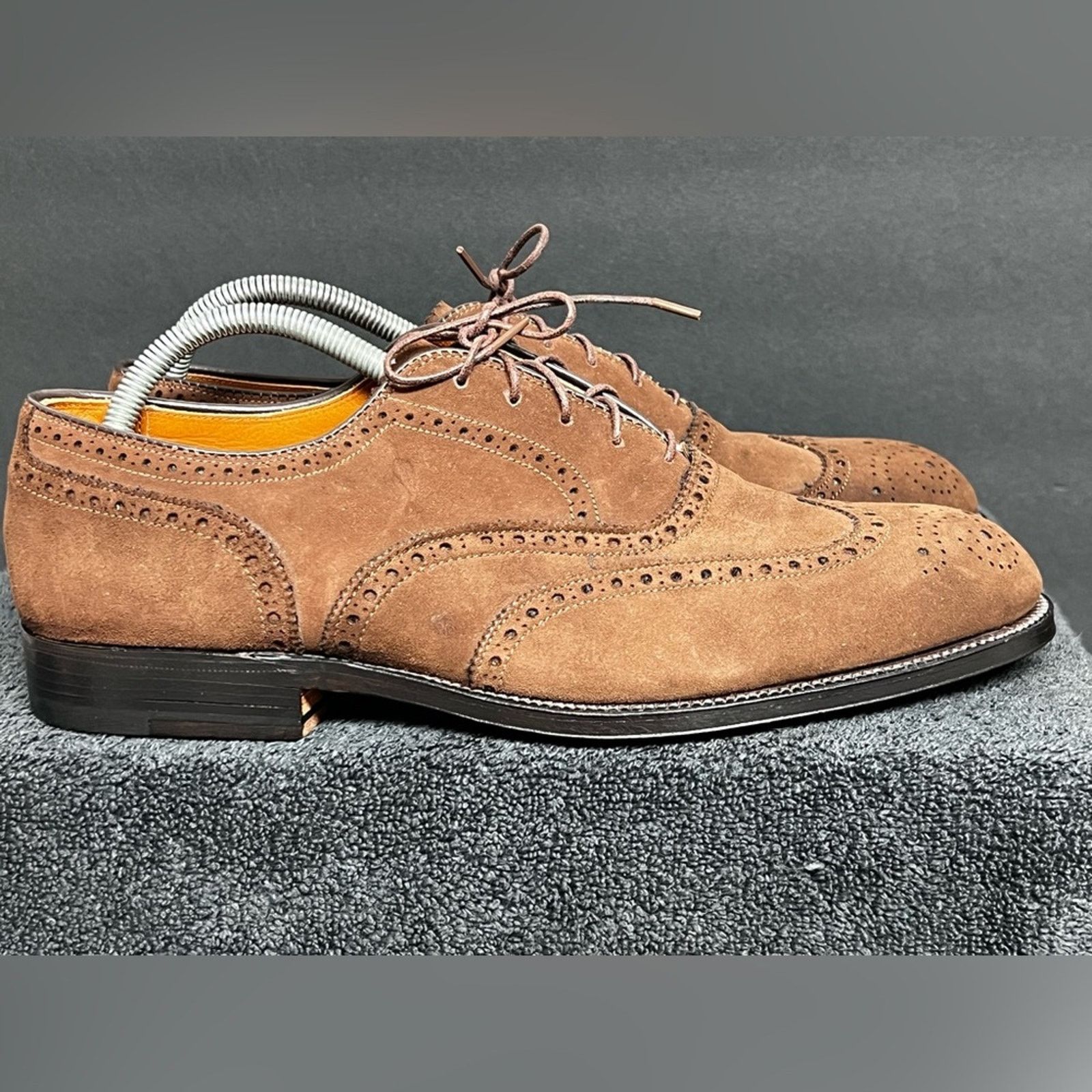 Alden Rare Vintage 1990’S Alden 9.5 AC Wingtip Blucher Derby Shoes Size US 9.5 / EU 42-43 - 2 Thumbnail