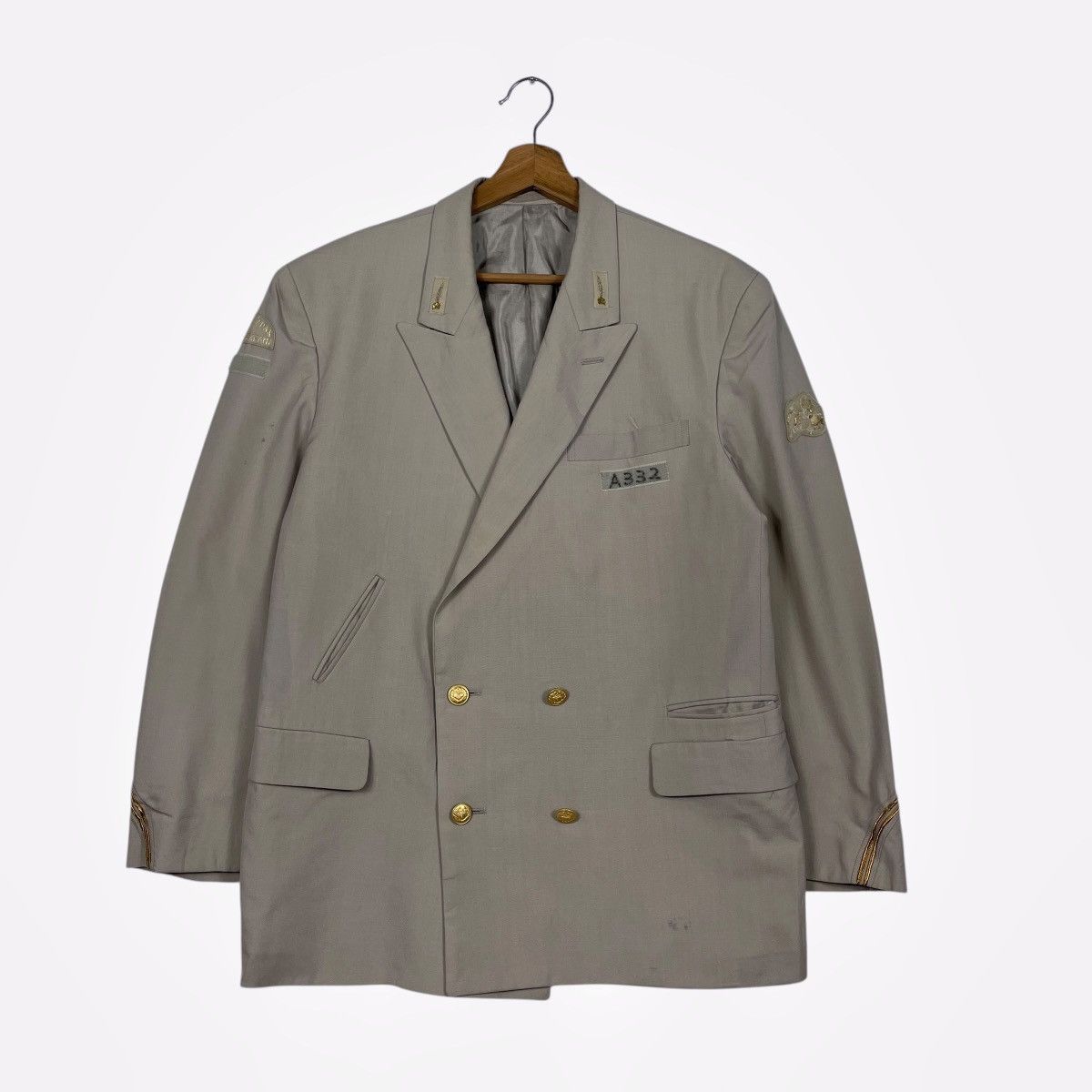 Yohji Yamamoto Vintage Yohji Yamamoto Double Breasted Wool Jacket Size US M / EU 48-50 / 2 - 1 Thumbnail