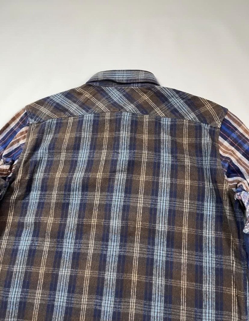 Designer × Flannel × Japanese Brand Difference Rupert Sleeve Patchwork Shirt Size M Size US M / EU 48-50 / 2 - 4 Thumbnail