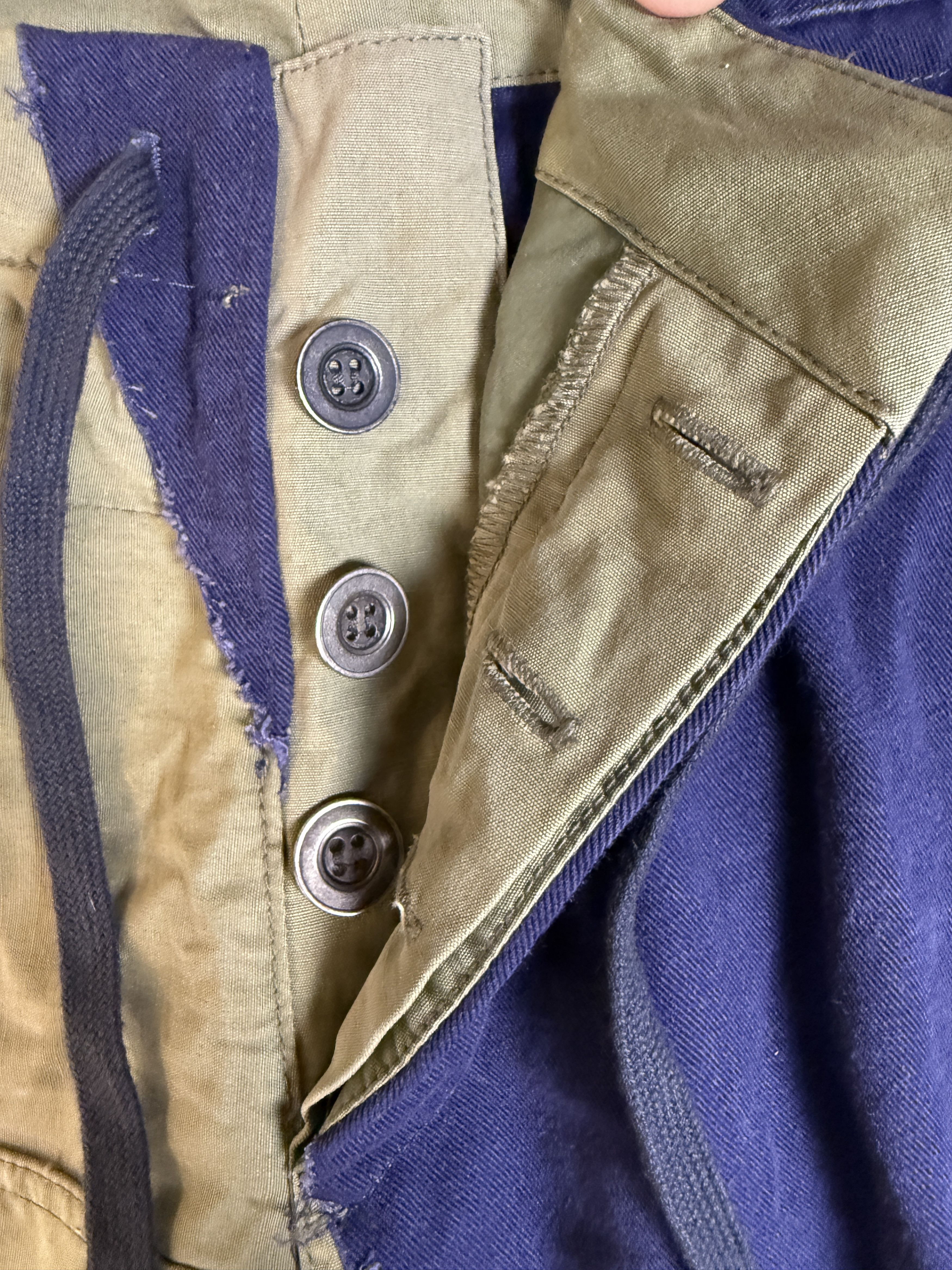 Greg Lauren $1250 Greg Lauren Army Jacket Navy Cargo Pant Size US 38 / EU 54 - 9 Thumbnail