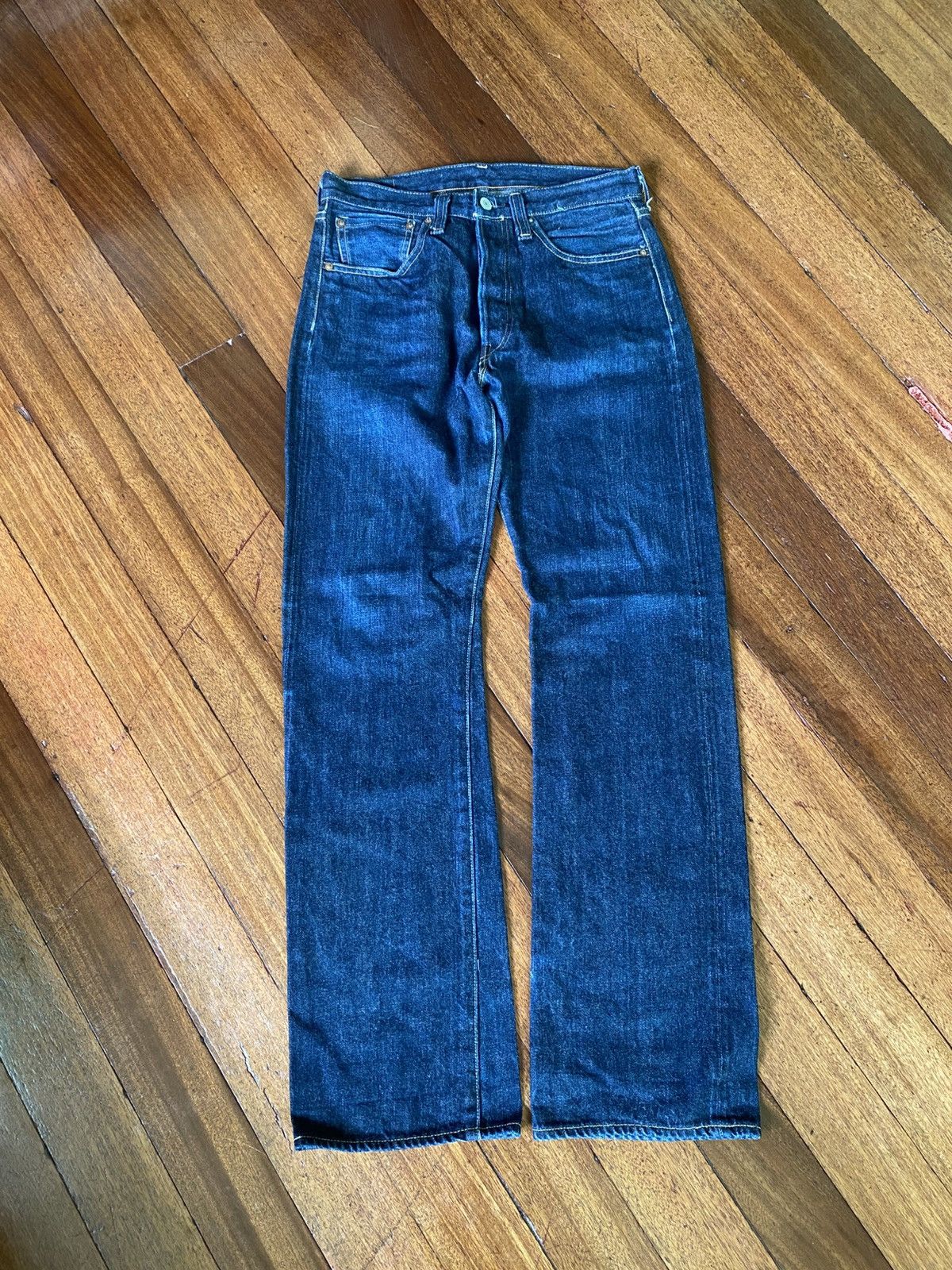 Levi's Levi’s 1947 501xx Japan Repro Selvedge Big E Denim Pants Size US 29 - 1 Thumbnail