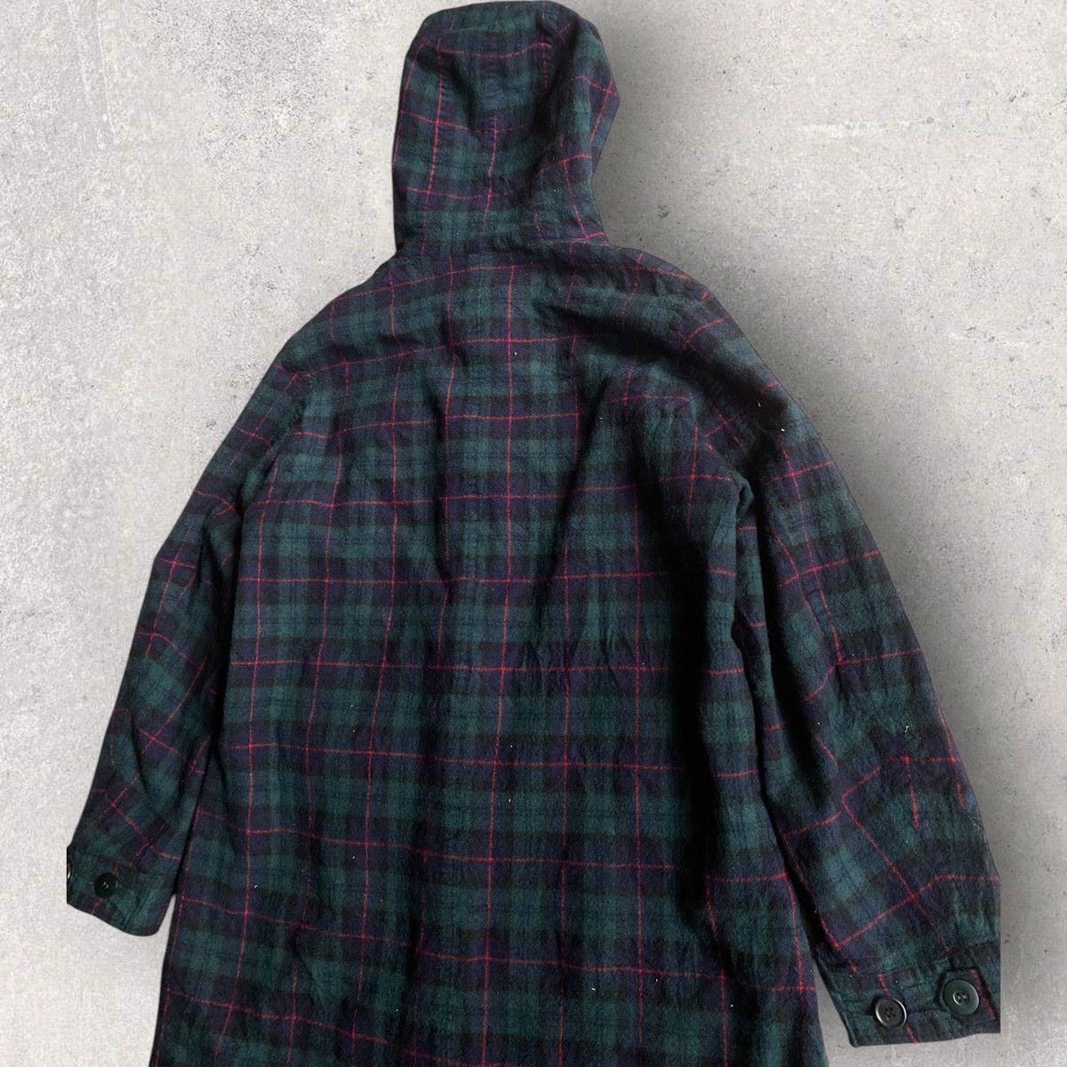 Undercover FW14 Wool Green Tartan Parkas Size US L / EU 52-54 / 3 - 6 Thumbnail