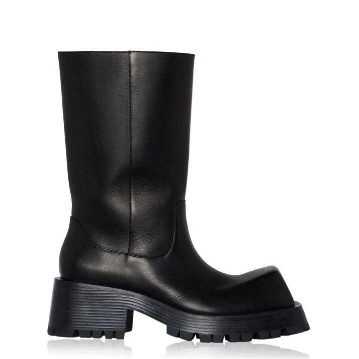 Balenciaga o1mt1gz0924 Trooper Boots in Black Size US 7 / IT 37 - 8 Thumbnail