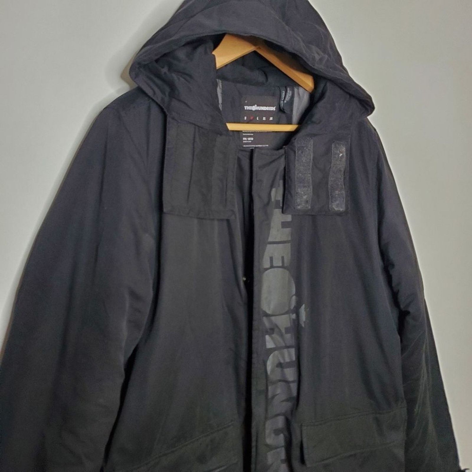 The Hundreds The Hundreds Black Baldwin Puffer Hooded Parka Coat Size M Size US M / EU 48-50 / 2 - 2 Thumbnail