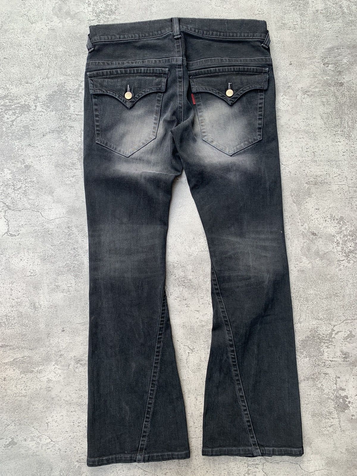 Japanese Brand TORNADO MART spiral flare pants Size US 31 - 7 Thumbnail