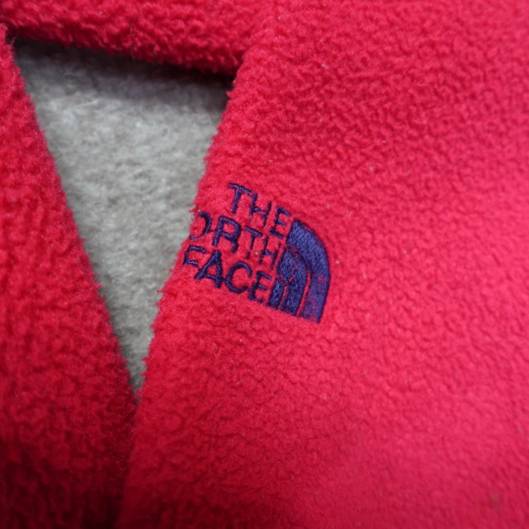 The North Face VINTAGE The North Face Sweater Pullover 1/4 Zip V-Neck M Regular Men Pink 1990 USA Made Size US M / EU 48-50 / 2 - 2 Thumbnail