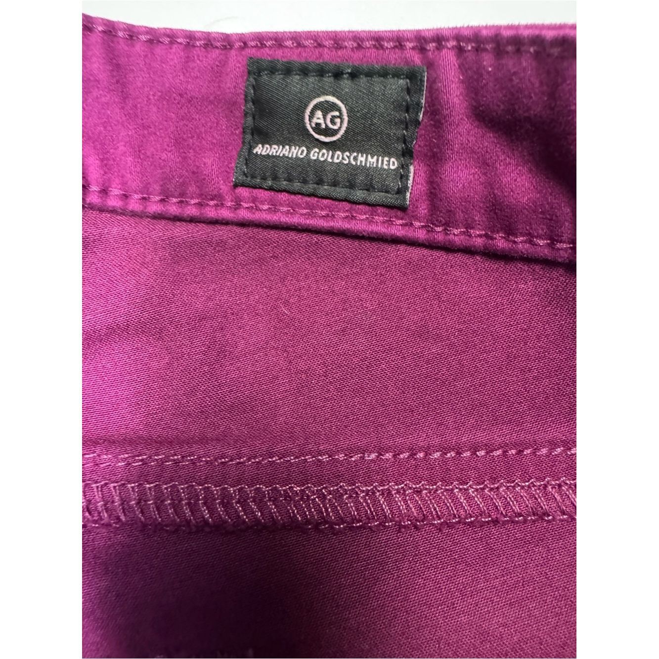 AG Adriano Goldschmied AG Adriano Goldschmied The Legging Super Skinny Coated Purp Size 27" / US 4 / IT 40 - 6 Thumbnail