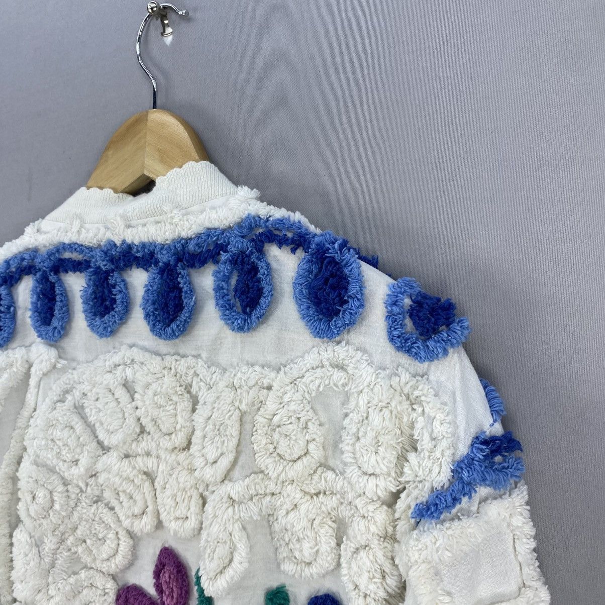 Other Vintage 90’s Handcrafted Emboridered Cardigan By Damze Size M / US 6-8 / IT 42-44 - 5 Thumbnail