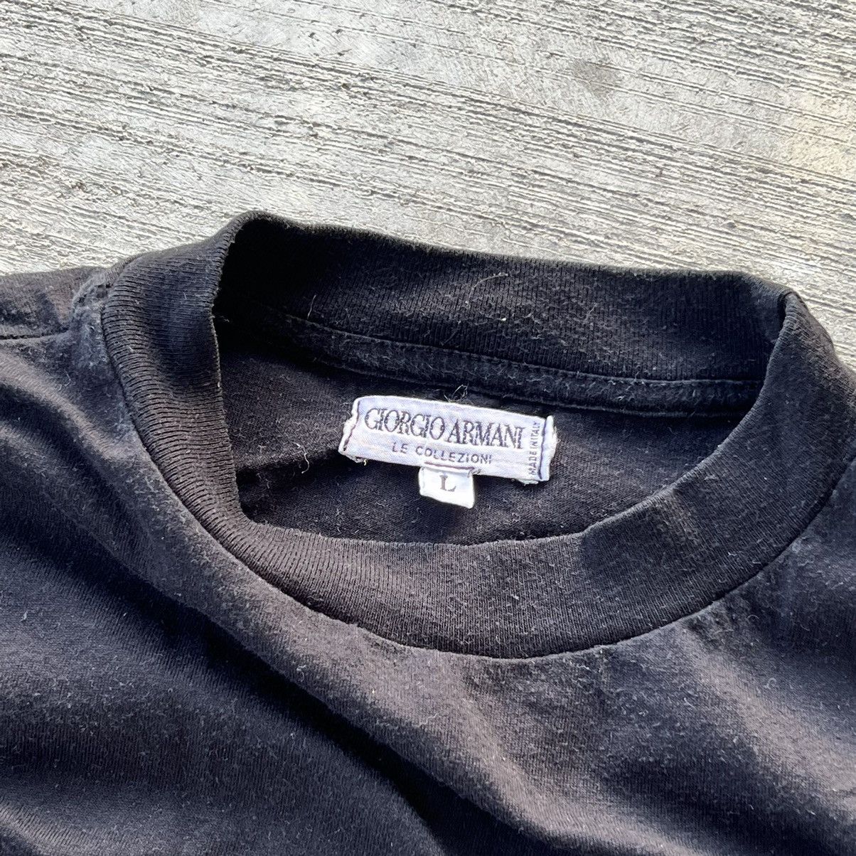 Giorgio Armani × Vintage Giorgio Armani Vintage Rare Big Logo T-Shirt Size US L / EU 52-54 / 3 - 4 Thumbnail