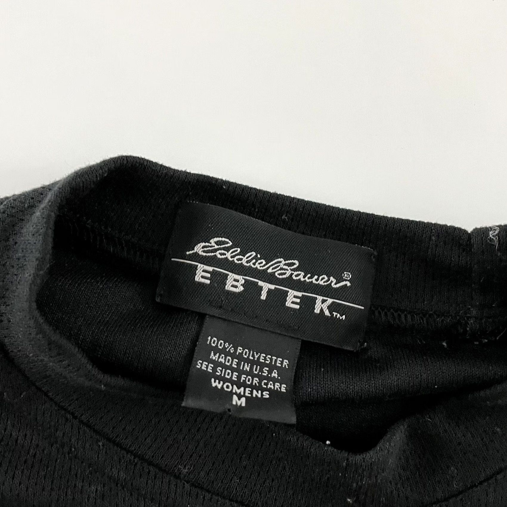 Eddie Bauer Eddie Bauer Base Layer Long Sleeve Top Women's M Black Polyester EBTek 100% Long Sleeve Base Layer Shirt Women M Black Eddie Bauer Size M / US 6-8 / IT 42-44 - 4 Thumbnail