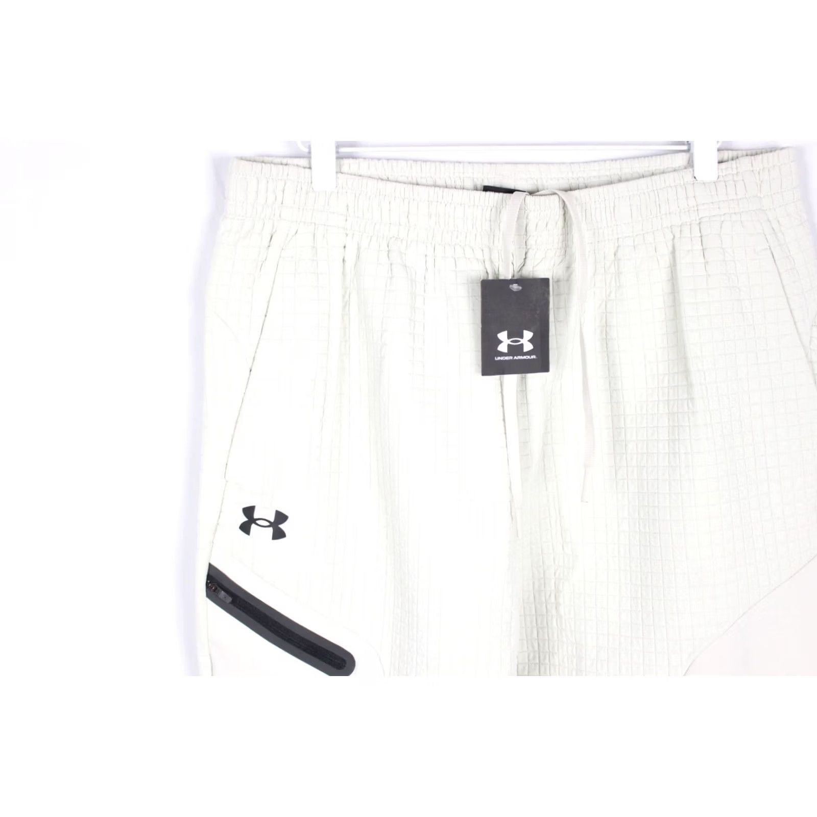 Under Armour Under Armour Men's Unstoppable Fleece Grid Pants Jogger Large White Size US 33 - 5 Thumbnail