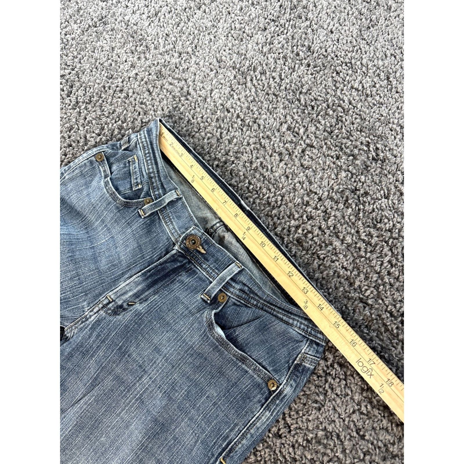 Levi's VINTAGE Levi’s 529 Jeans Bootcut Women 30x29 Slim Low Rise Denim Blue 5-Pocket Levi’s 500 Series Womens Boys Girls Mens Size 30" / US 8 / IT 44 - 4 Thumbnail