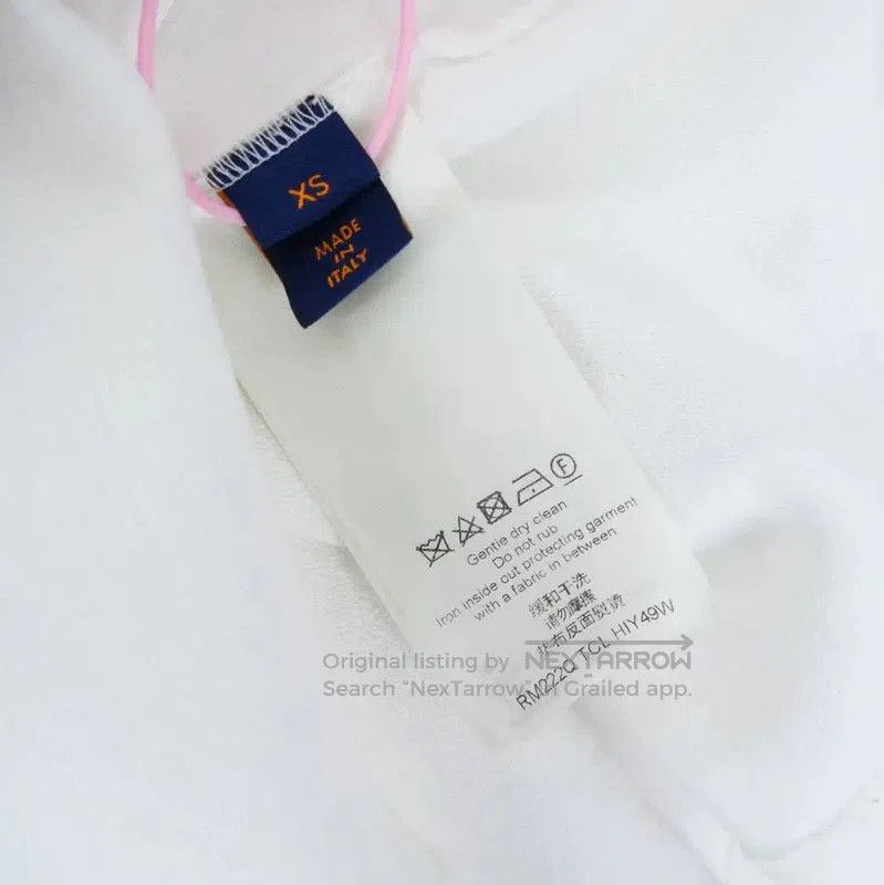 Louis Vuitton Louis Vuitton White Logo Short Sleeve T-Shirt . Size US XS / EU 42 / 0 - 5 Thumbnail