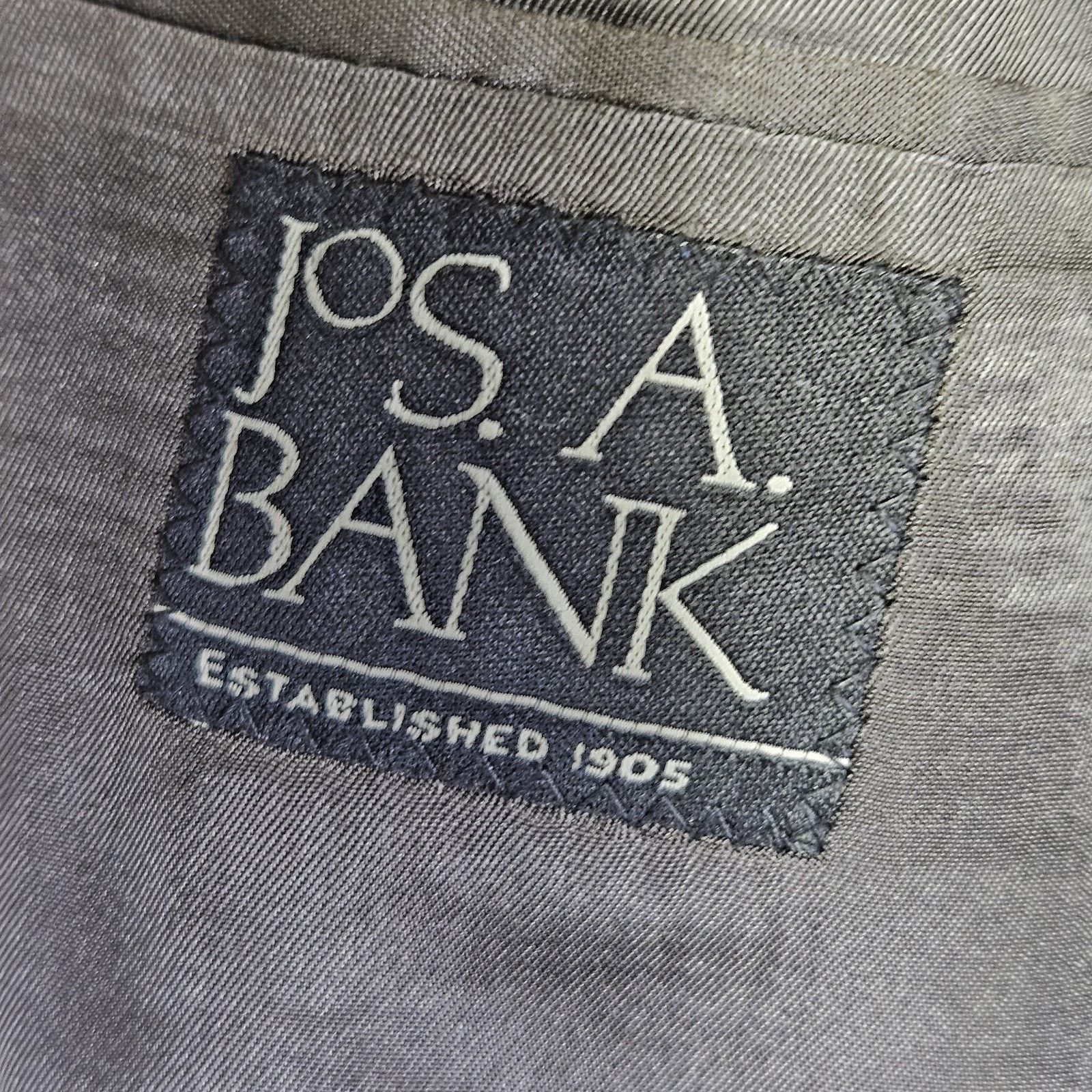 Jos. A. Bank Jos A Bank Blazer Men 40S Windowpane Plaid Jacket Size 40S - 11 Thumbnail